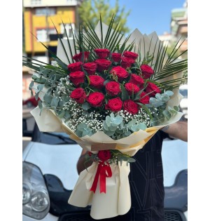 20'li kırmızı gül